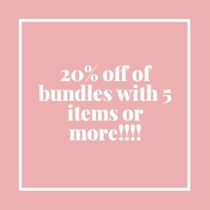 Discount for bundles